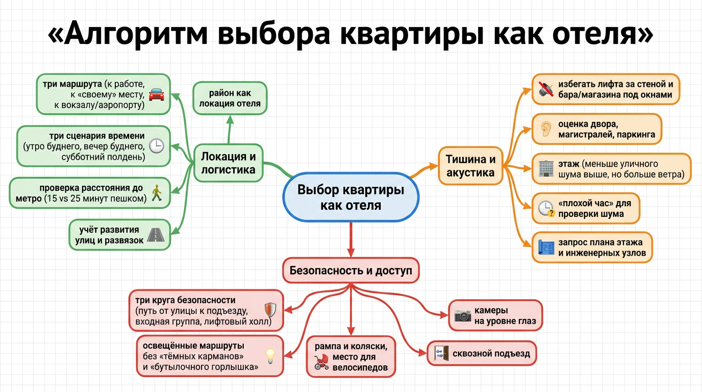 Алгоритм выбора квартиры как отеля
