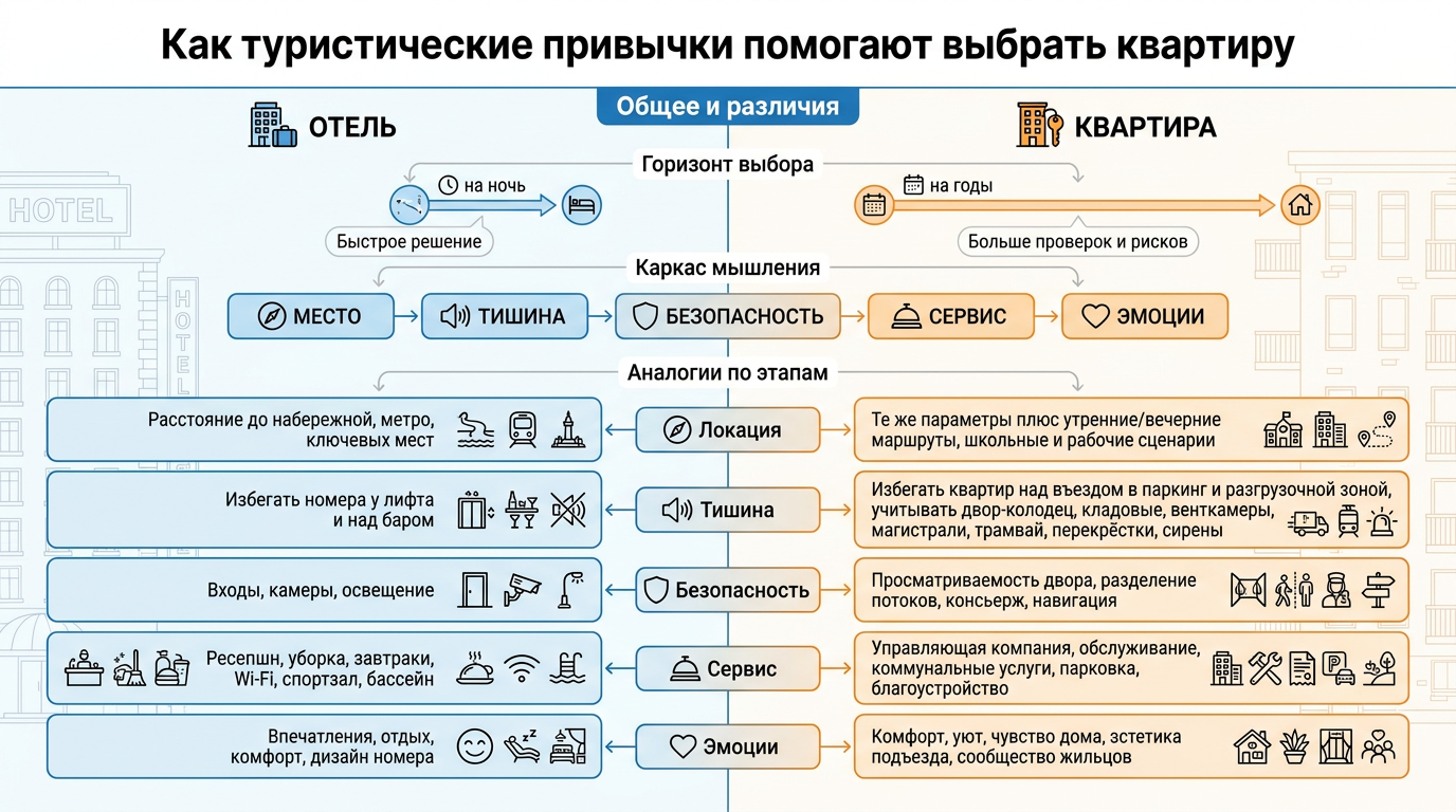 Как туристические привычки помогают выбрать квартиру